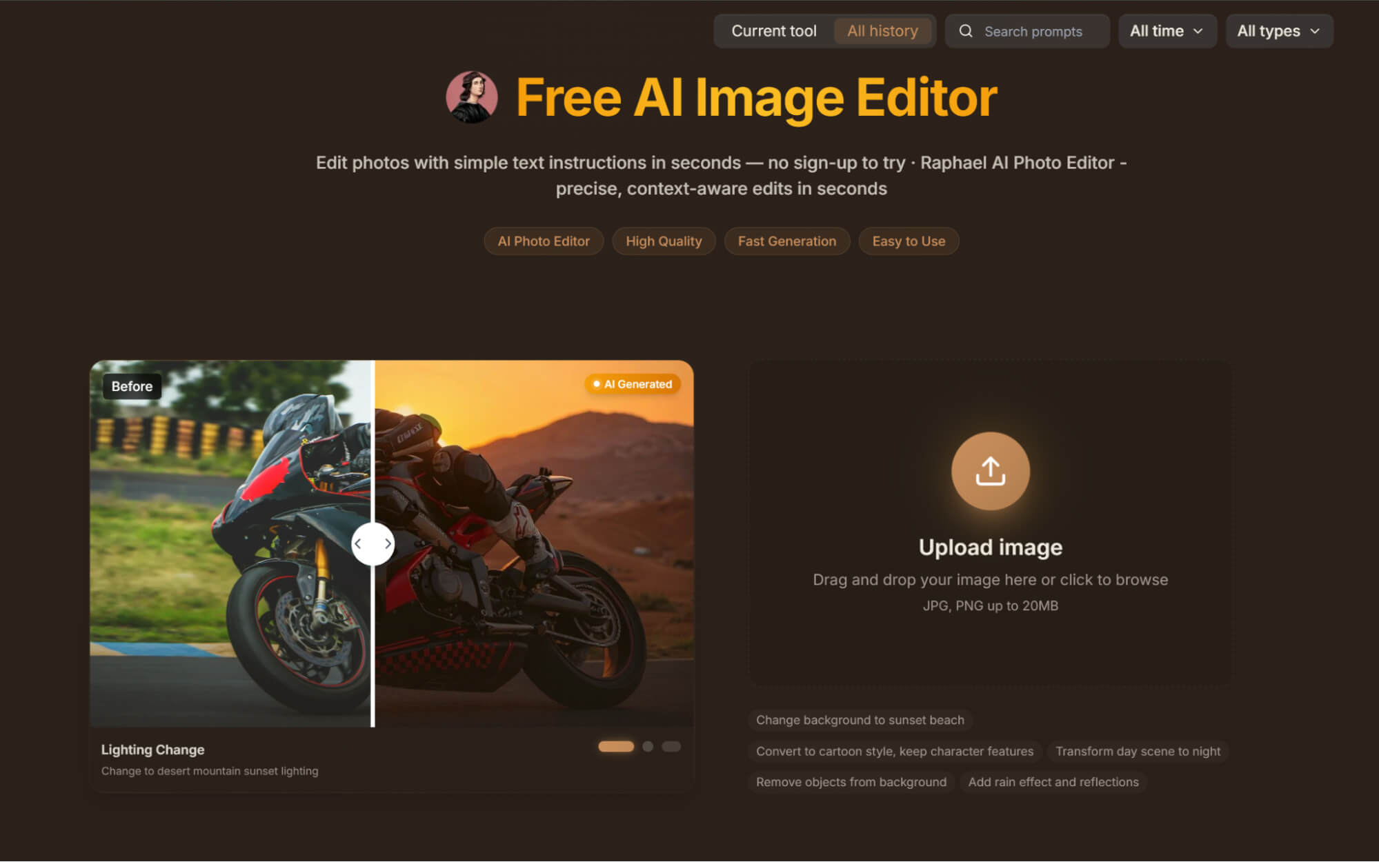 editor de imagens com IA