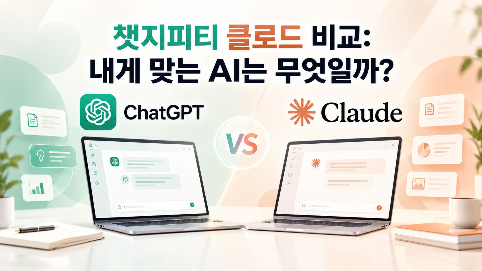챗지피티 클로드 비교: 2026년, 내게 맞는 AI는 무엇일까?