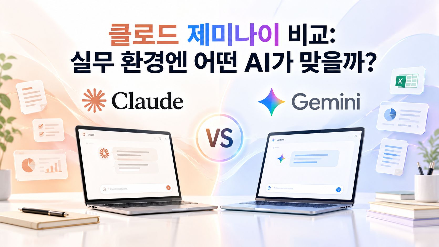 클로드 제미나이 비교: 2026년 실무 환경엔 어떤 AI가 맞을까? (결제 전 필수 확인)