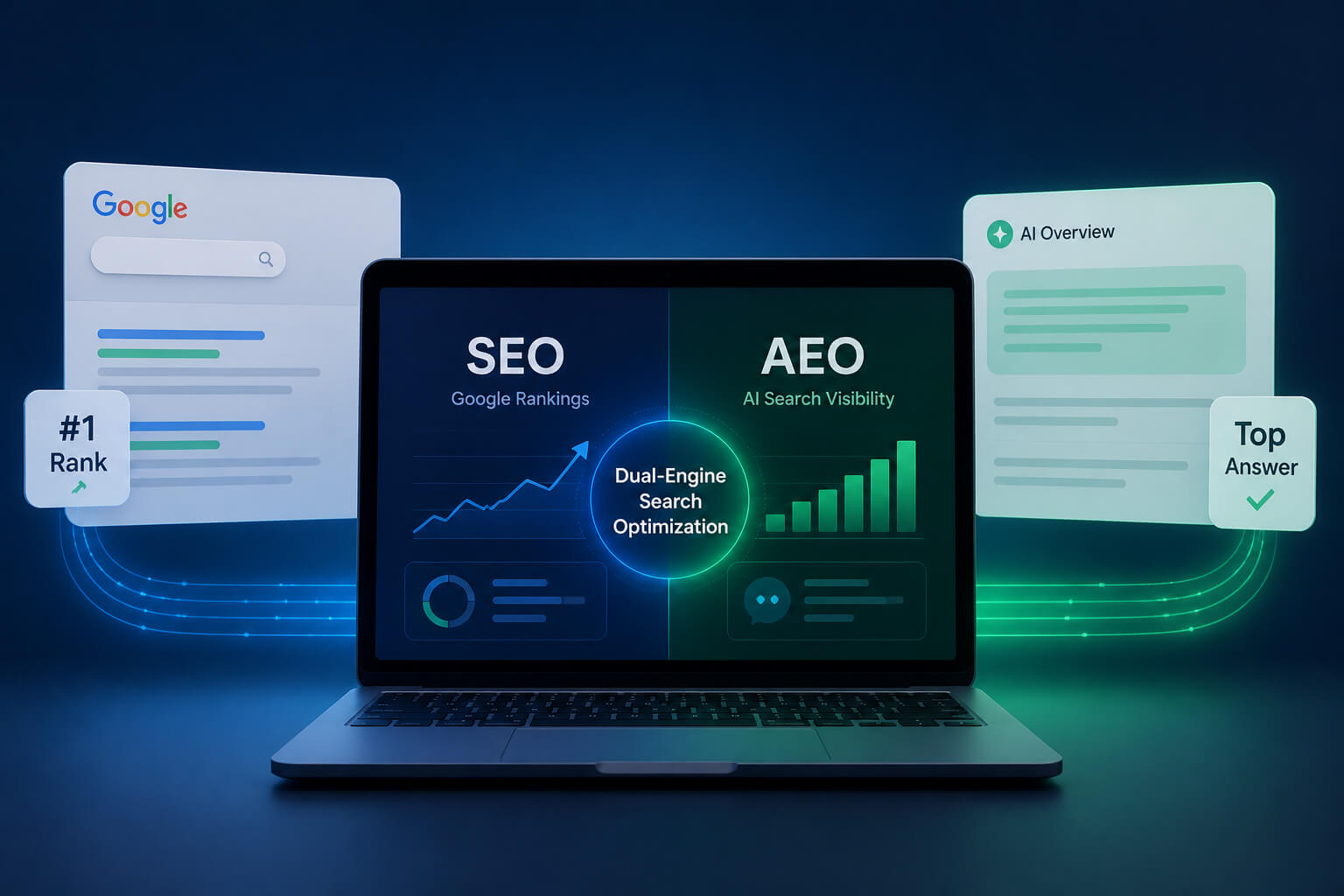 تحسين البحث باستخدام محركين