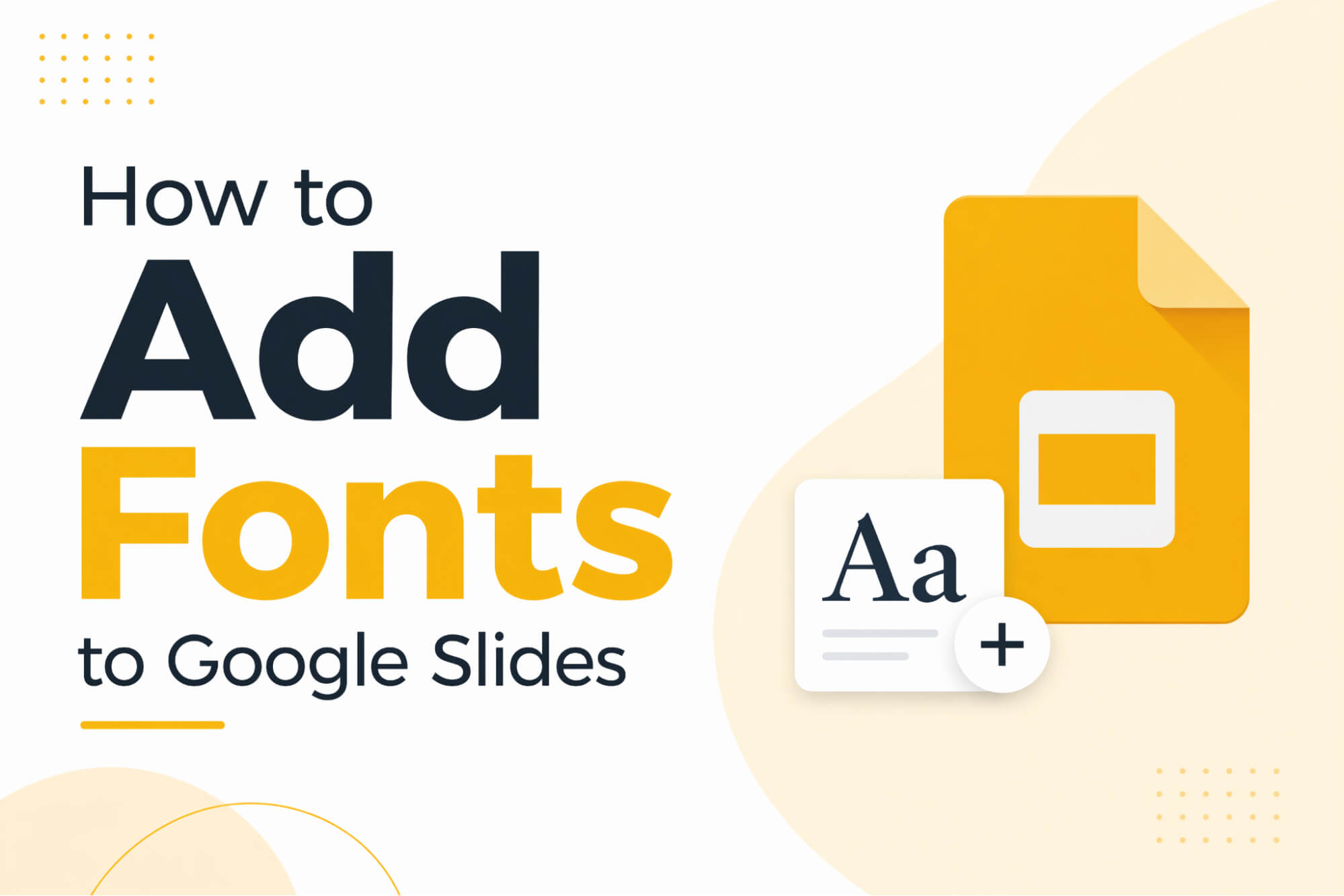Wie man Schriftarten zu Google Slides hinzufügt